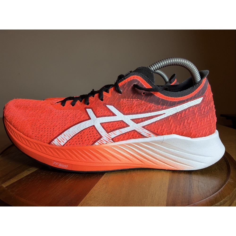 Asics Magic Speed Womens 10 Orange Racing Running Sneaker 1012A895 Gym Shoe